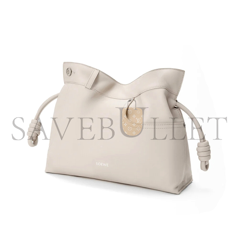 L0ew* panta medium flamenco clutch in shiny calfskin a411fc1xdz (30*24.5*10.5cm)